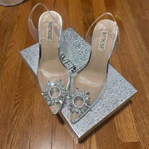 Clear heels (Amina Muaddi dupe)